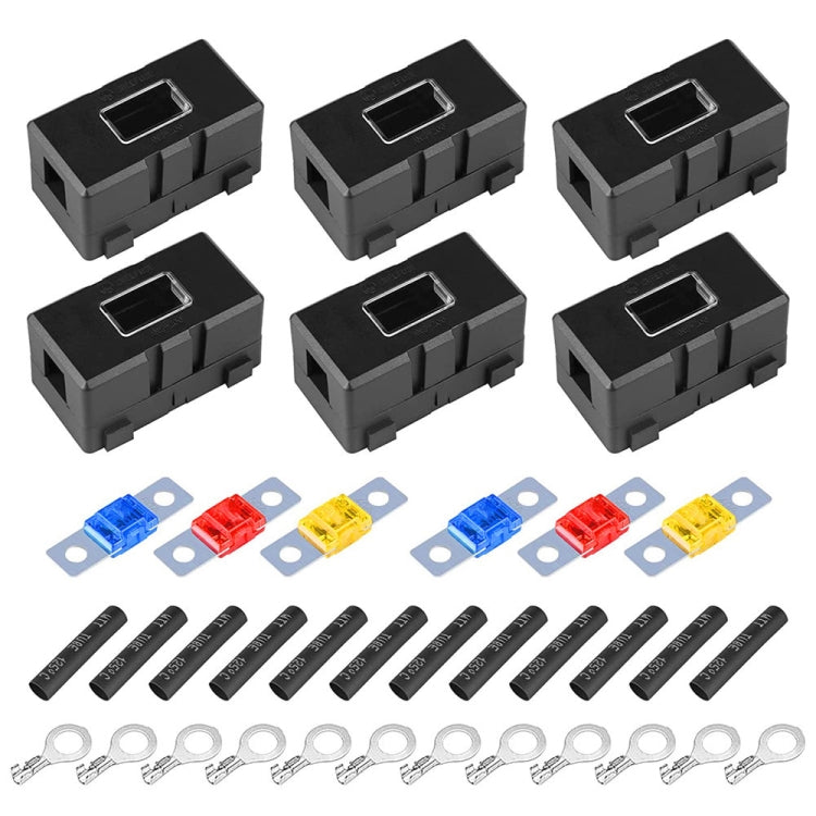 6 in 1 ANS Car Fuse Holder Fuse Box, 40A & 50A & 60A, 60A & 80A & 100A