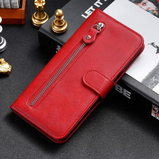 Fashion Calf Texture Zipper Leather Phone Case, For Realme 16 Pro+ 5G, For Realme 16 Pro 5G, For Realme 15x 5G India / Realme C85 5G, For Realme C85 Pro 4G, For Realme 15T 5G, For Realme Narzo 80 Lite 4G / C71 India, For Realme 15 5G / Realme 15 Pro 5G...