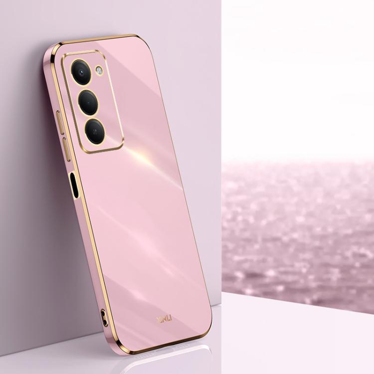 XINLI Straight Edge 6D Electroplate TPU Phone Case