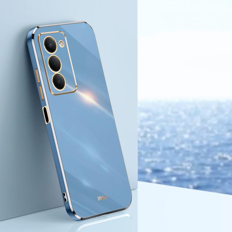 XINLI Straight Edge 6D Electroplate TPU Phone Case