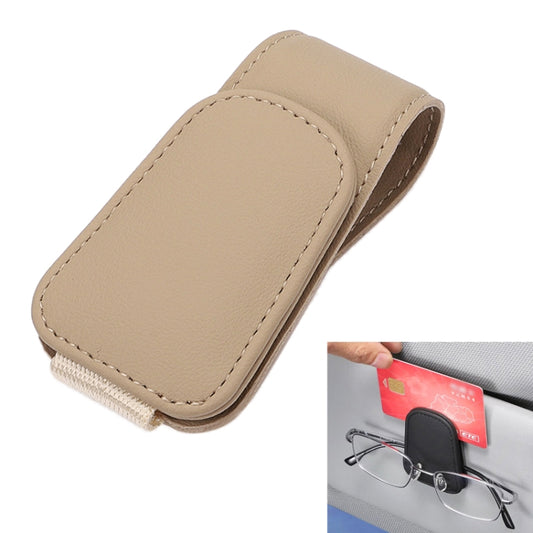 Support à lunettes pour pare-soleil de voiture, support de rangement multifonctionnel pour cartes