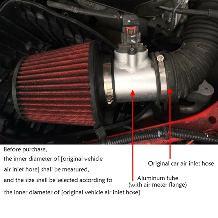 XH-UN608 Car Modified Engine Air Flow Meter Flange Intake Sensor for Mazda Atenza / Axela, 63mm, 70mm