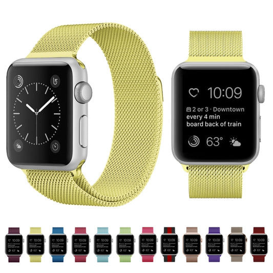 For Apple Watch Series Milanese Loop Magnetic Stainless Steel Watchband, 5 & 4 40mm / 3 & 2 & 1 38mm, 5 & 4 44mm / 3 & 2 & 1 42mm
