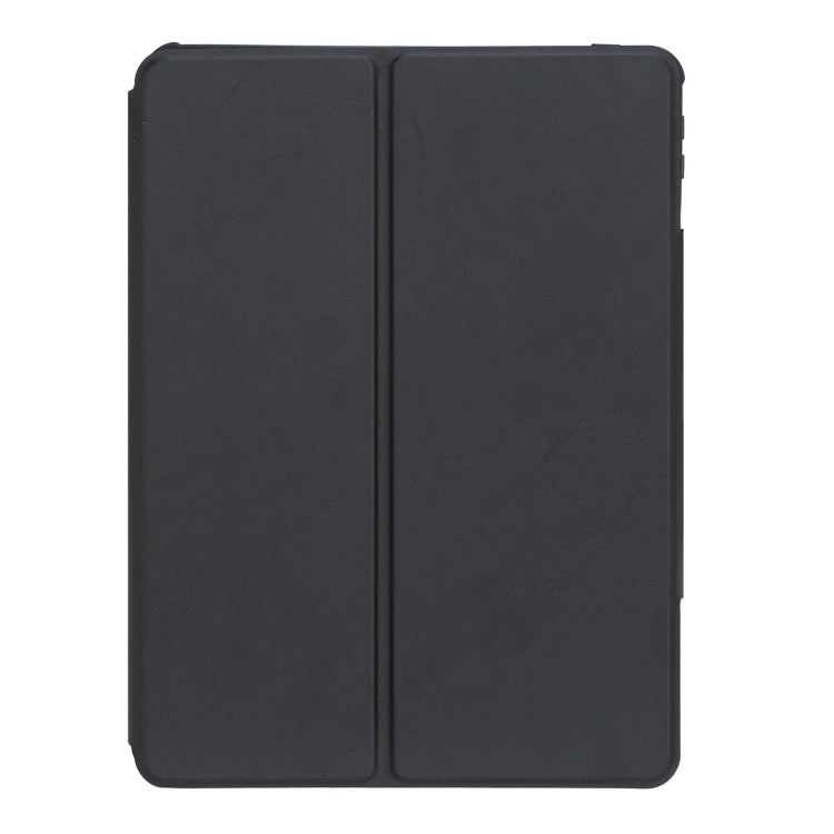 F10B-A 360 Rotation Acrylic Transparent Bluetooth Keyboard Leather Case With Touch Control, F10B-A