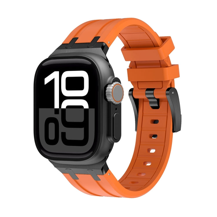 AP Silicone Watch Band, For Apple Watch Series 10 46mm, For Apple Watch Series 10 42mm, For Apple Watch SE 2023 44mm, For Apple Watch SE 2023 40mm, For Apple Watch Ultra 2 49mm, For Apple Watch 9 45mm