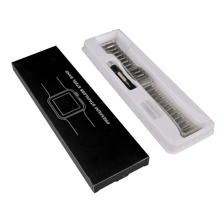 Doppelreihiges Metallarmband, für Apple Watch Series 10 46mm, für Apple Watch Series 10 42mm, für Apple Watch SE 2023 44mm, für Apple Watch SE 2023 40mm, für Apple Watch Ultra 2 49mm, für Apple Watch 9 45mm, für Apple Watch 9 41mm