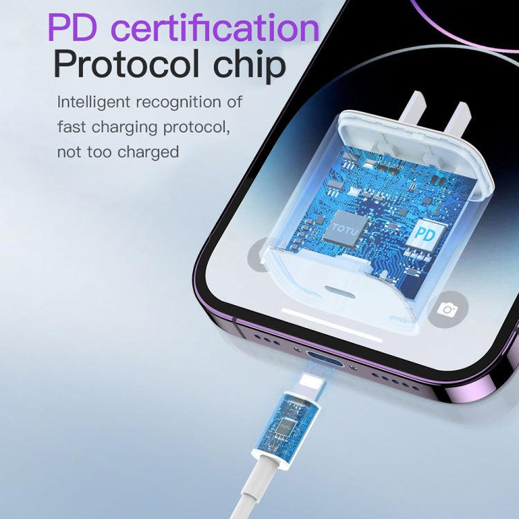 TOTU PD 20W Type-C Port Charger, EU Plug, UK Plug