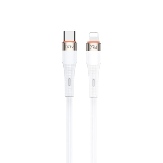TOTU CB-2 Series USB-C / Type-C to 8 Pin Aluminum Alloy Skin Feel Charging Data Cable, 1m