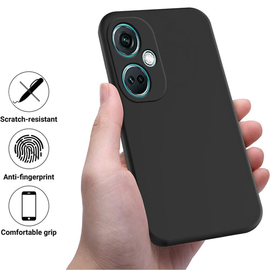 Einfarbige, flüssige Silikon-Handyhülle mit vollständiger Abdeckung, stoßfest, für OPPO Reno10 Pro+, für OPPO F23 5G / A98 5G / A1 5G, für OPPO Find X8 Pro, für OPPO Find X6 Pro, für OPPO Reno8 4G