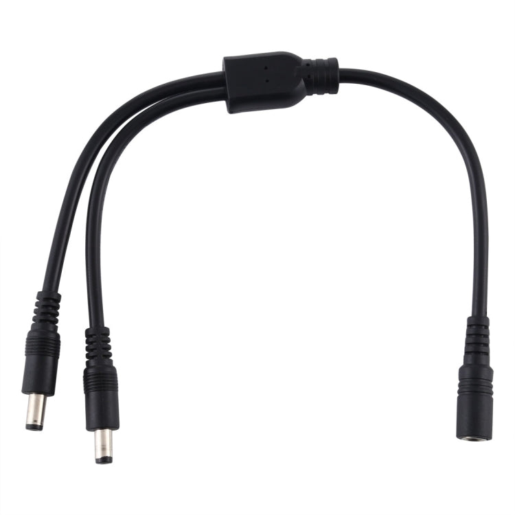 5.5 x 2.1mm Female to Male Plug DC Power Splitter Adapter Power Cable, 30cm, 70cm