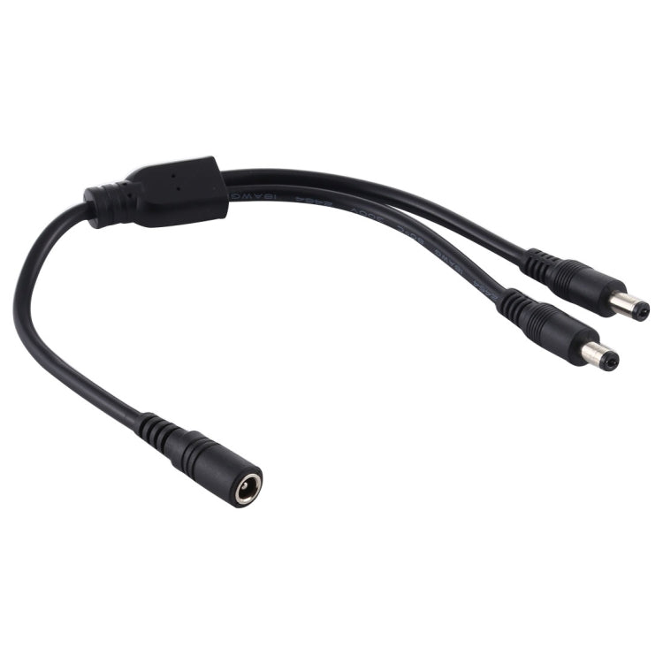 5.5 x 2.1mm Female to Male Plug DC Power Splitter Adapter Power Cable, 30cm, 70cm