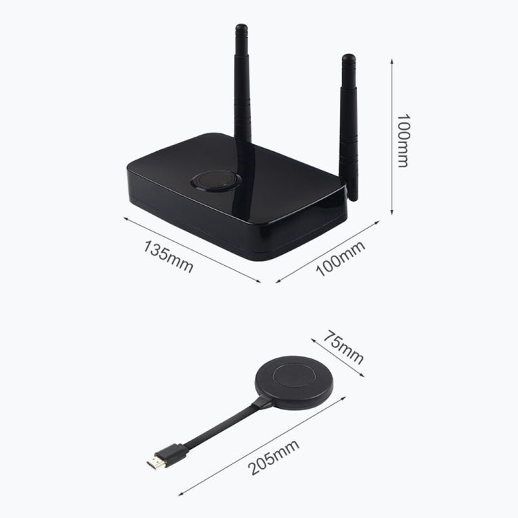 Measy UHD200 Wireless HDMI Transmitter and Receiver, Transmission Distance: 100m, Wireless Transmitter and Receiver 100m