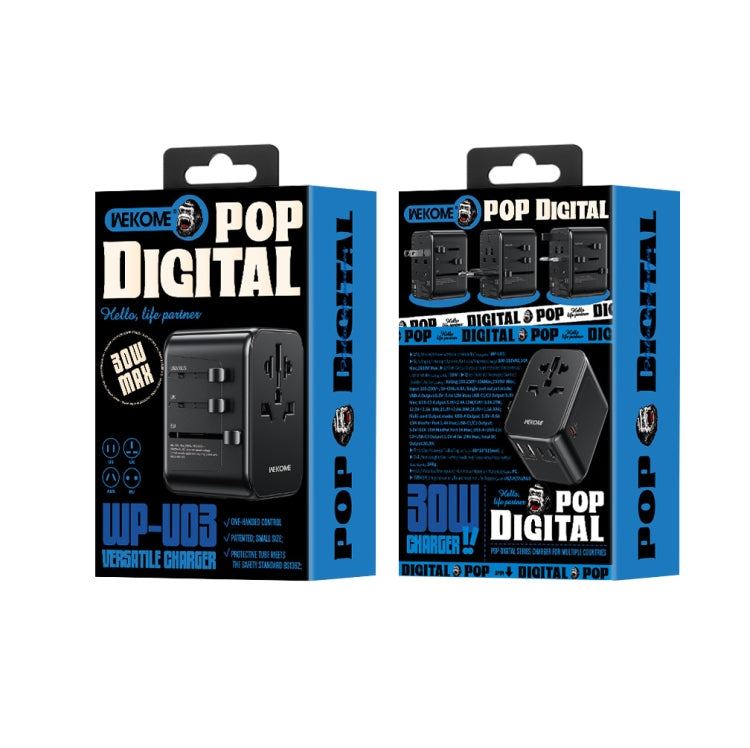 WK WP-U03 30W Multi Plug Travel Charger