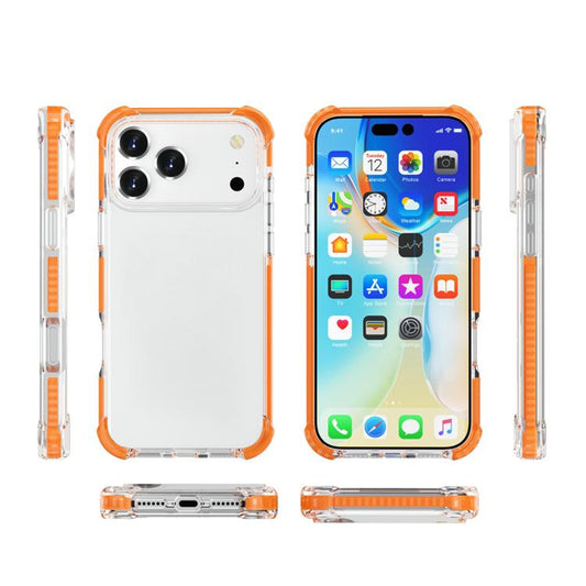 Four-corner Shockproof TPU Hybrid Acrylic Phone Case, For iPhone 18 Pro / 17 Pro, For iPhone 18 Pro Max / 17 Pro Max, For iPhone 17, For iPhone 17 Air, For iPhone 16 Pro Max, For iPhone 16 Pro, For iPhone 16 Plus, For iPhone 16, For iPhone 15 Pro Max