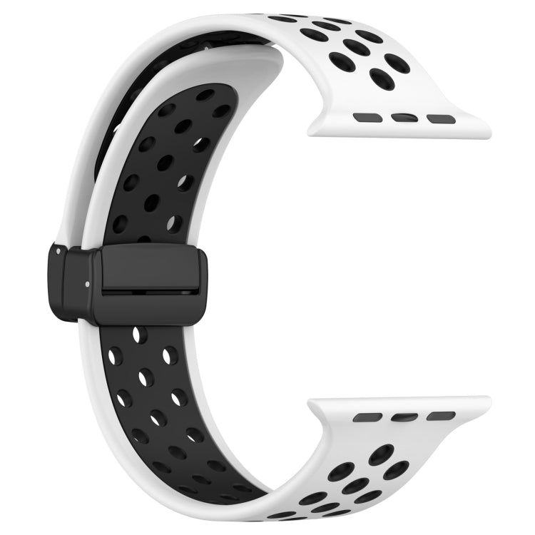 Magnetic Buckle Silicone Watch Band, For Apple Watch 4 44mm, For Apple Watch 4 40mm, For Apple Watch 3 38mm, For Apple Watch 3 42mm, For Apple Watch 2 42mm, For Apple Watch 2 38mm