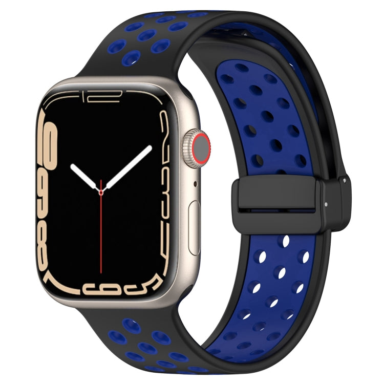 Magnetic Buckle Silicone Watch Band, For Apple Watch 4 44mm, For Apple Watch 4 40mm, For Apple Watch 3 38mm, For Apple Watch 3 42mm, For Apple Watch 2 42mm, For Apple Watch 2 38mm