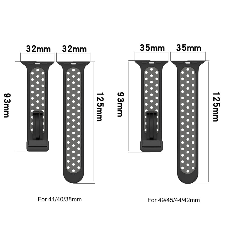 Magnetic Buckle Silicone Watch Band, For Apple Watch 4 44mm, For Apple Watch 4 40mm, For Apple Watch 3 38mm, For Apple Watch 3 42mm, For Apple Watch 2 42mm, For Apple Watch 2 38mm