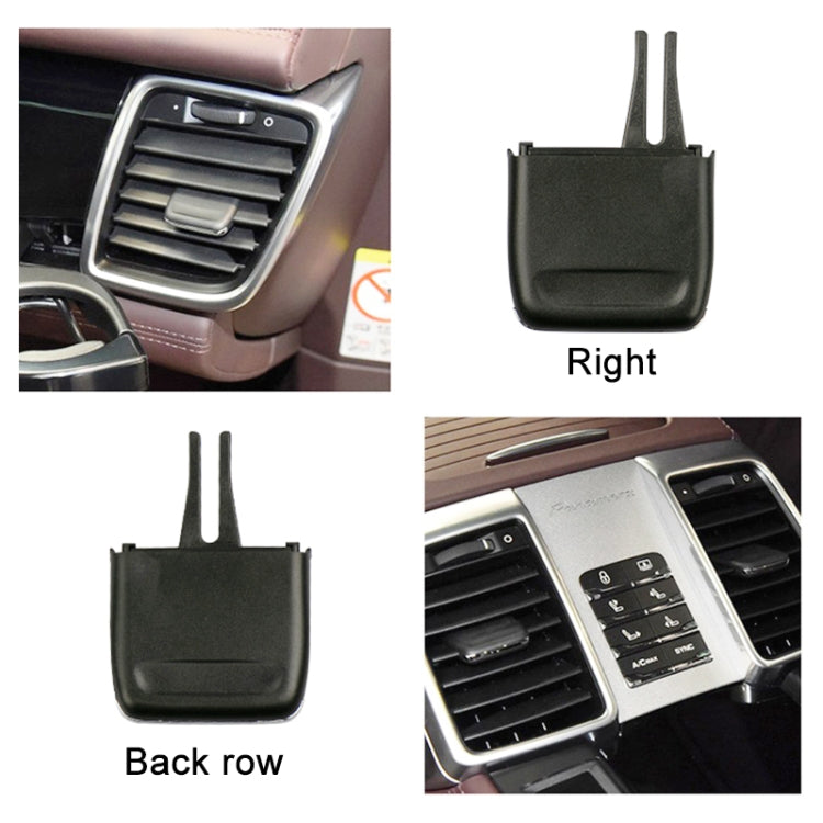 For Porsche Panamera Left Driving Car Air Conditioning Air Outlet Paddle, Rear Row, Right Side, Middle, Left Side