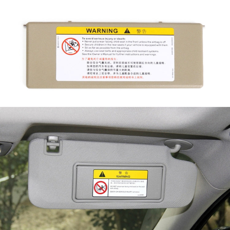 For Buick / Chevrolet Left-hand Drive Car Sun Visor Makeup Mirror 23196443