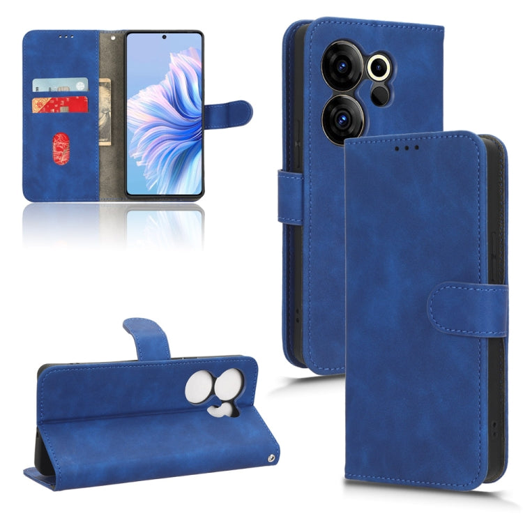 Skin Feel Magnetic Flip Leather Phone Case