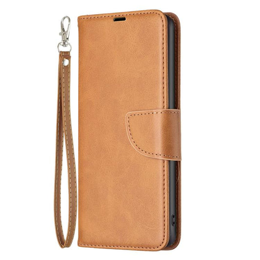 Lambskin Texture Pure Color Flip Leather Phone Case