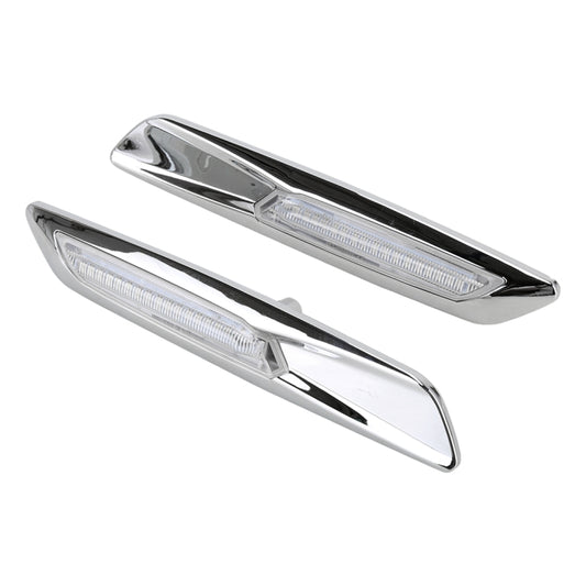 2 PCS Car Fender Light LED Leaf Board Side DC12V / 1.7W for BMW, Yellow Light, A, C, D, F