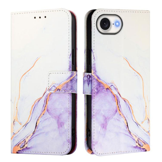 PT003 Marmormuster Flip-Leder-Handyhülle, Für iPhone 17e / 16e, Für iPhone 17 Pro Max, Für iPhone 17 Pro, Für iPhone 17, Für iPhone Air, Für iPhone 16 Pro Max, Für iPhone 16 Pro, Für iPhone 16 Plus, Für iPhone 16, Für iPhone 15 Pro Max