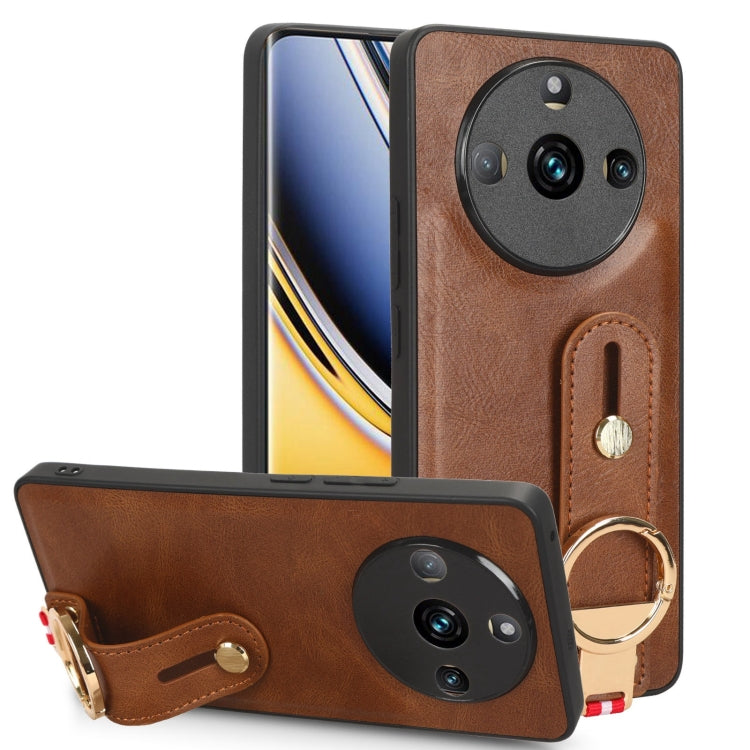 Wristband Leather Back Phone Case, For Realme C75, For Realme 13 Pro 5G, For Realme C63 4G / C61 4G, For Realme Narzo N63 4G, For Realme 11 4G Global, For Realme 11 5G Global, For Realme C53 4G / Narzo N53, For Realme 11 Pro / 11 Pro+