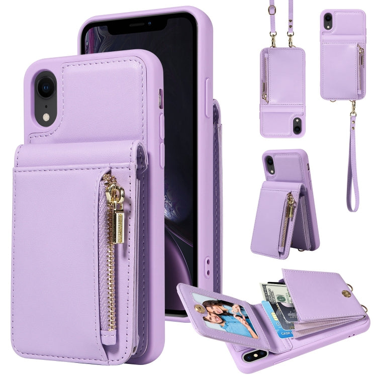 Crossbody Lanyard Zipper Wallet Leather Phone Case, For iPhone 11, For iPhone 11 Pro, For iPhone X / XS, For iPhone XR, For iPhone XS Max, For iPhone 7 Plus / 8 Plus