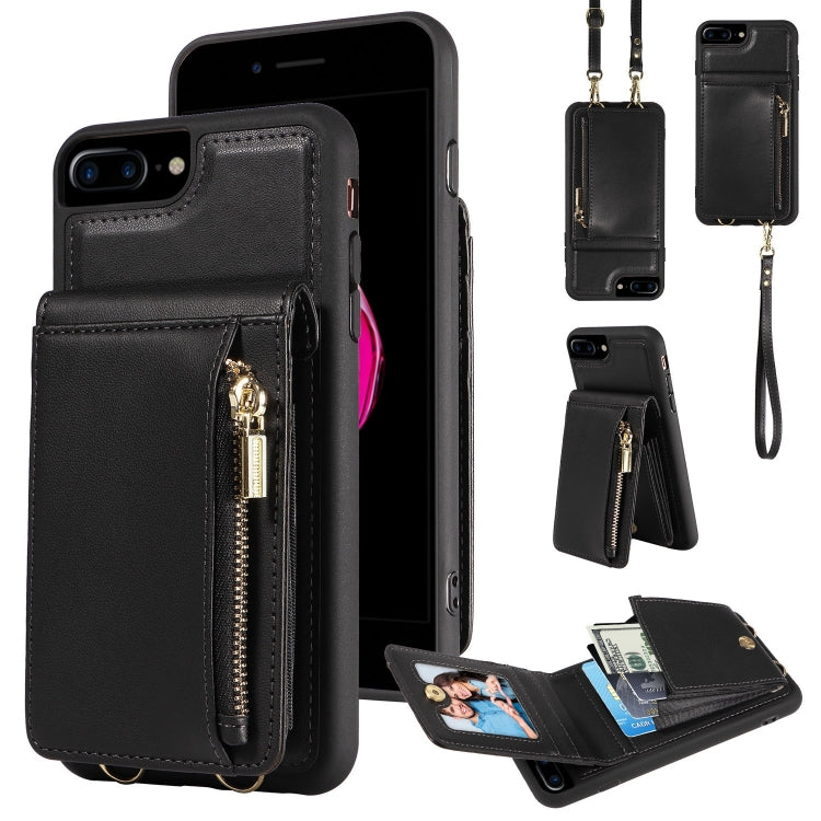 Crossbody Lanyard Zipper Wallet Leather Phone Case, For iPhone 13, For iPhone 12 / 12 Pro, For iPhone 12 Pro Max, For iPhone 11 Pro Max, For iPhone 11, For iPhone 11 Pro, For iPhone X / XS, For iPhone XR, For iPhone XS Max, For iPhone 7 Plus / 8 Plus