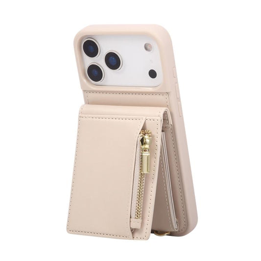 Crossbody Lanyard Zipper Wallet Leather Phone Case