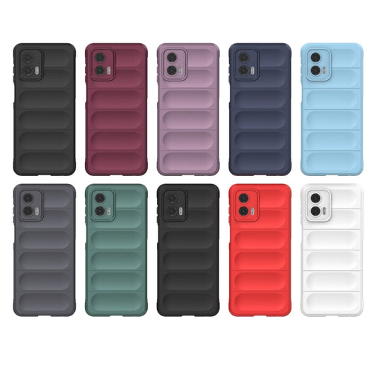Magic Shield TPU + Flannel Phone Case, For Motorola Moto G73 5G, For Motorola Moto G62 5G