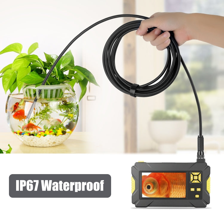P30 3.9mm 1080P IP68 Waterproof 4.3 inch Screen Single Camera Digital Endoscope, 2m Hard Cable, 5m Hard Cable, 10m Hard Cable
