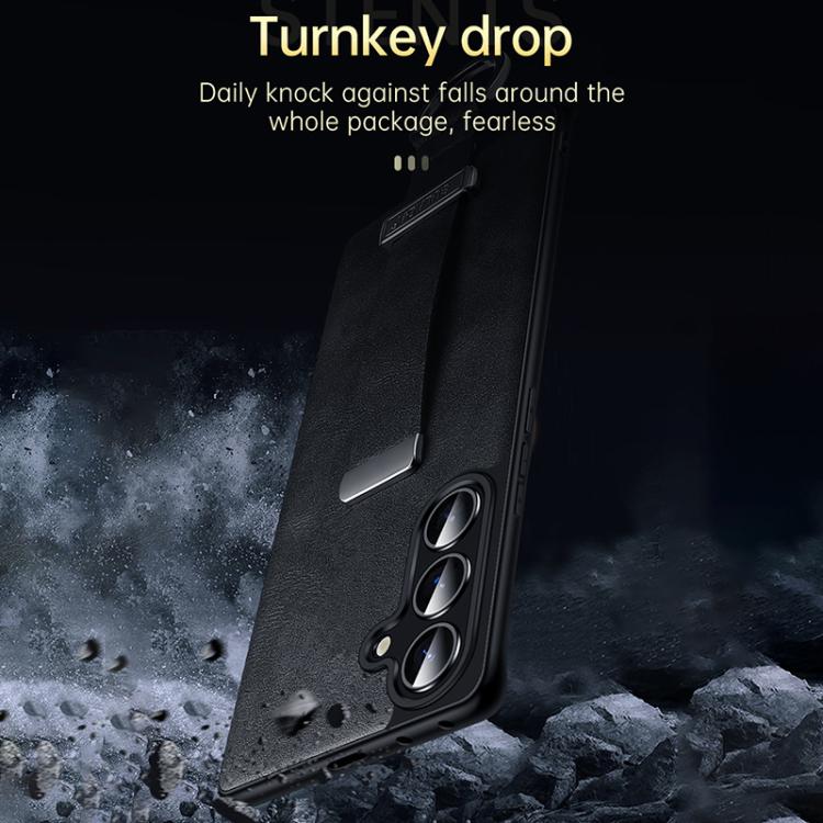 Coque de téléphone antichoc SULADA PC Hybrid Leather Texture Skin Feel, pour Samsung Galaxy S25 5G, pour Samsung Galaxy S25+ 5G, pour Samsung Galaxy S25 Ultra 5G, pour Samsung Galaxy S24 Ultra 5G, pour Samsung Galaxy S24+ 5G, pour Samsung Galaxy S24 5G