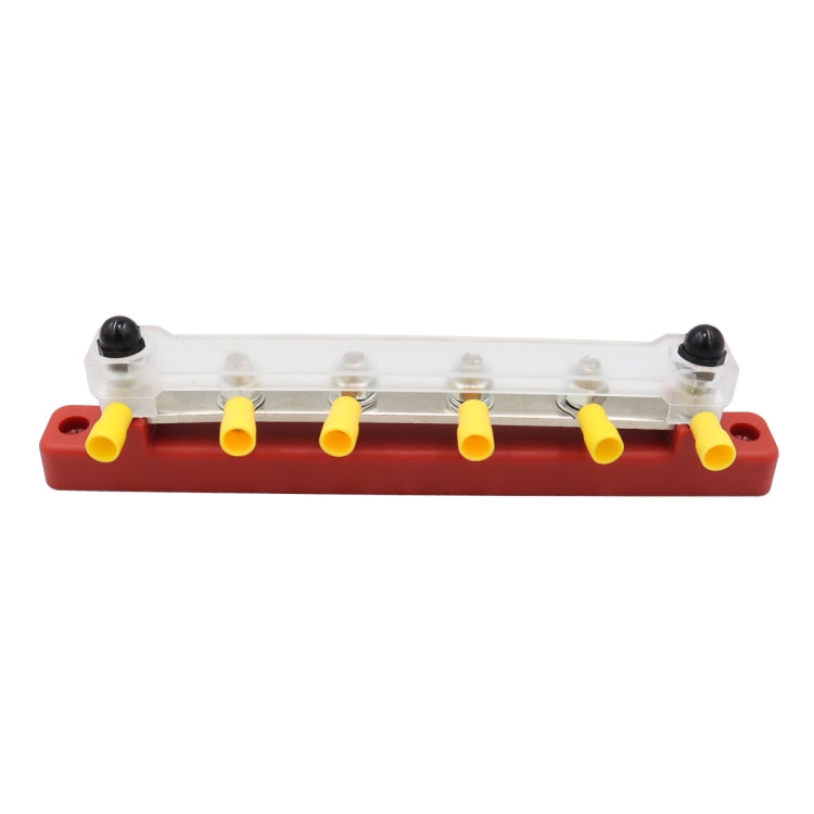RV Yacht 150A High Current Single-row 4-way Busbar with 6pcs Terminals, CP-3123, CP-3124