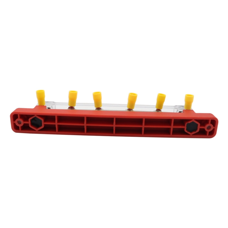 RV Yacht 150A High Current Single-row 4-way Busbar with 6pcs Terminals, CP-3123, CP-3124