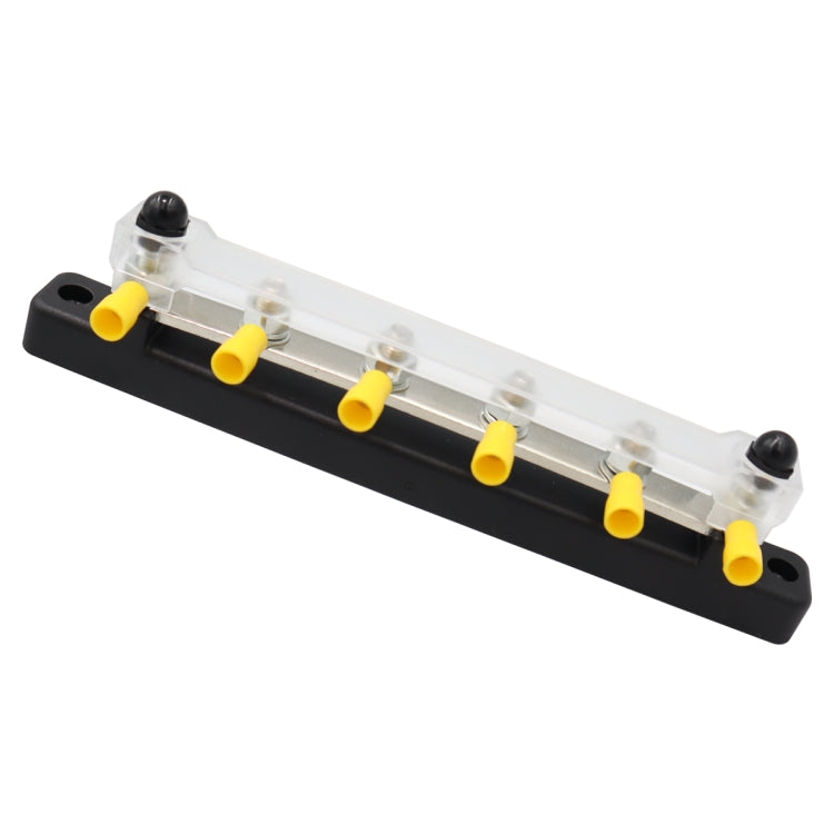 RV Yacht 150A High Current Single-row 4-way Busbar with 6pcs Terminals, CP-3123, CP-3124