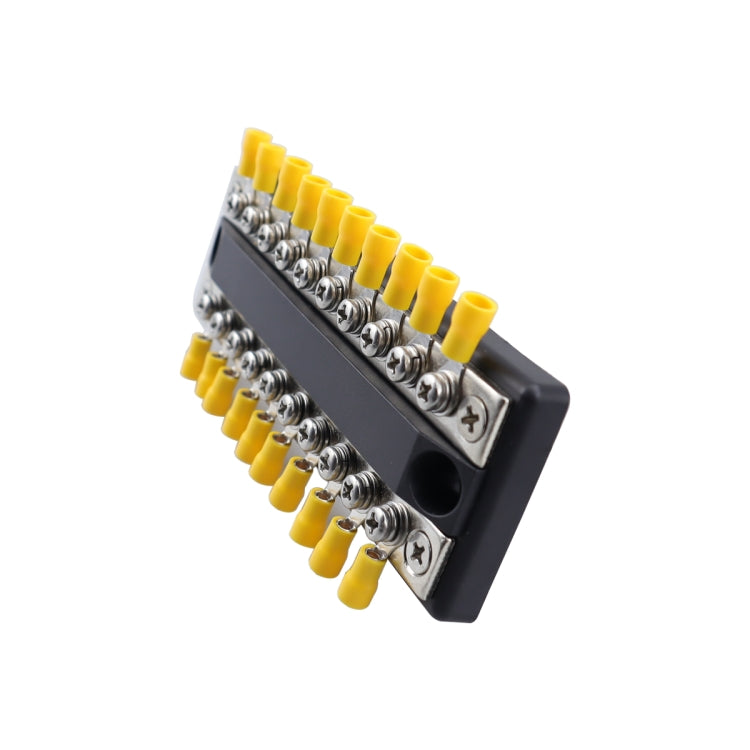 CP-4051 100A 48V RV Yacht Modified Double Row 10-way Busbar with 20pcs Terminals, CP-4051