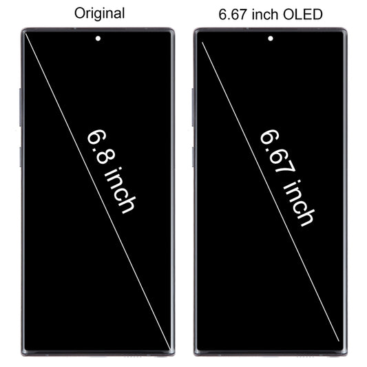 6.67 inch OLED LCD Screen Digitizer Full Assembly with Frame