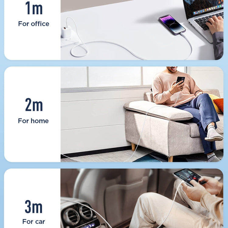 JOYROOM SA26-CL3 Flash Charge Series 30W USB-C / Type-C to 8 Pin Fast Charging Data Cable, 1m