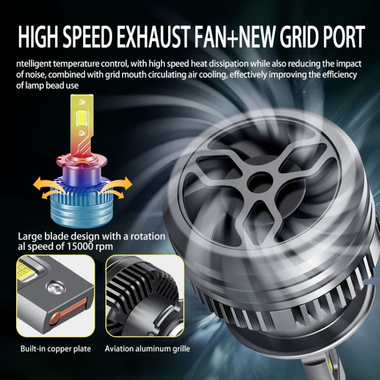 P15 1 Pair D2S / D2R DC10-32V / 35W / 6000K / 4000LM IP68 Waterproof Car LED Headlight, D2S / D2R