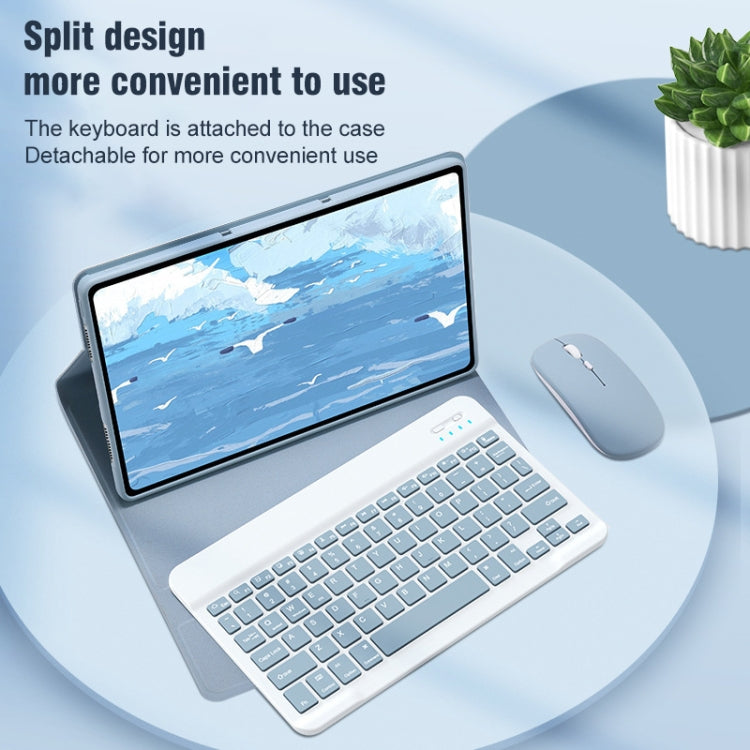 Round Button 360 Degree Rotatable Bluetooth Keyboard Leather Case with Touchpad, For iPad 10th Gen 10.9 2022, For iPad Air 2022 / iPad Pro 11 2021, For iPad 10.2 2021 / Air 2019