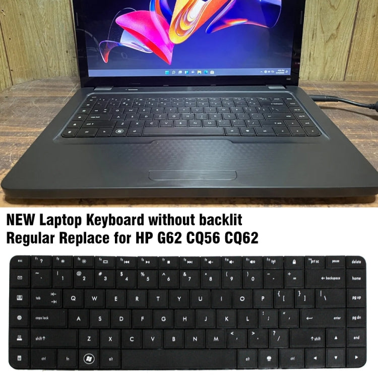 Ordinary Version without Backlight Keyboard, For HP G62 / CQ56 / CQ62