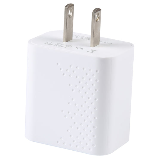 LZ-105PD 25W USB-C / Type-C Ports Dot Pattern Travel Charger, US Plug, EU Plug