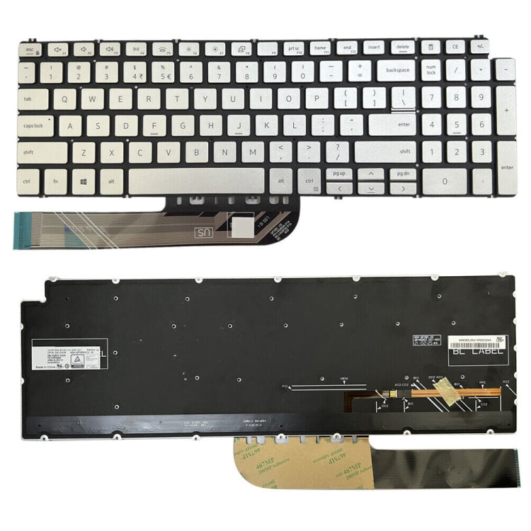 US Version Backlight Laptop Keyboard, For Dell Inspiron 15 7590 / 7791 / 5584