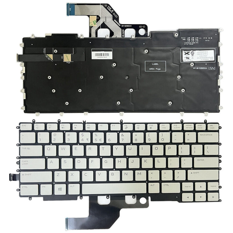 US Version RGB Backlight Laptop Keyboard, For Dell Alienware M15 / R3 / R4