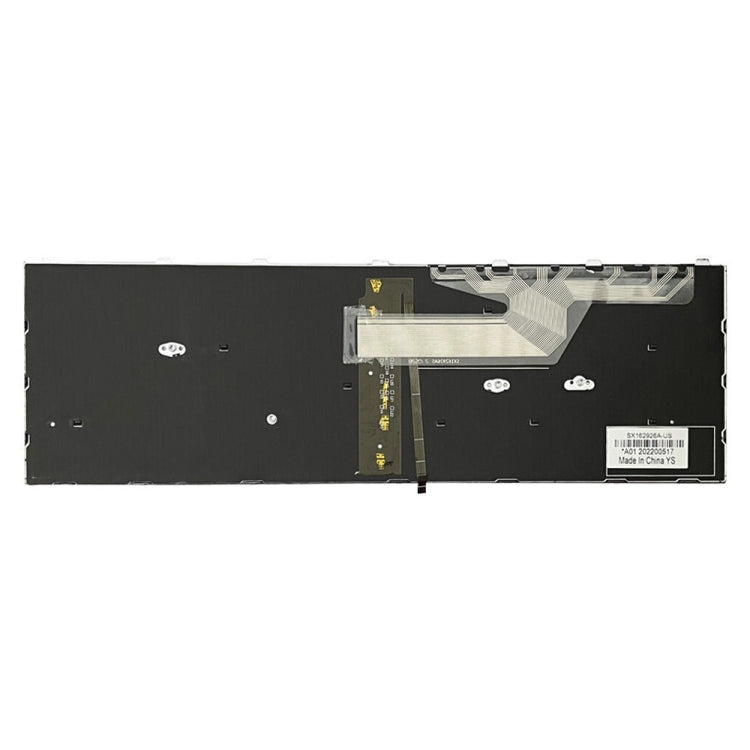 Silver Frame US Version Laptop Backlight Keyboard, For HP ProBook 650 G4