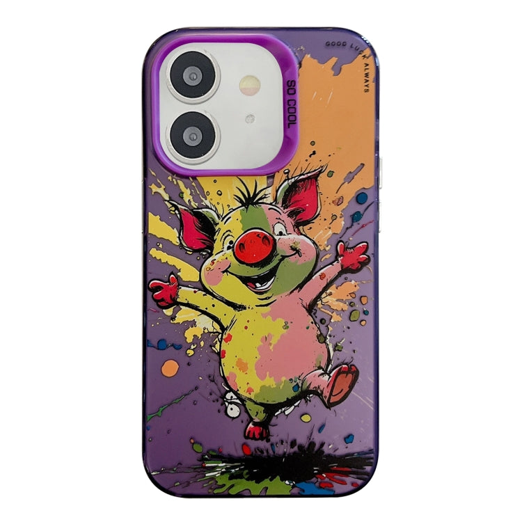 Animal Pattern Oil Painting Series PC + TPU Phone Case, For iPhone 12, For iPhone 12 Pro Max, For iPhone 12 Pro