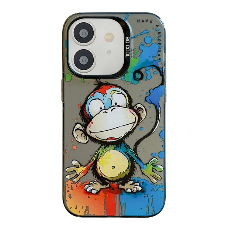 Animal Pattern Oil Painting Series PC + TPU Phone Case, For iPhone 12, For iPhone 12 Pro Max, For iPhone 12 Pro