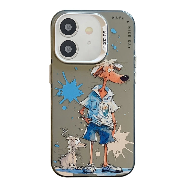 Animal Pattern Oil Painting Series PC + TPU Phone Case, For iPhone 12, For iPhone 12 Pro Max, For iPhone 12 Pro